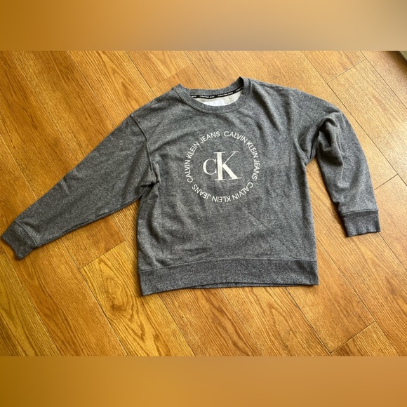 Calvin Klein Women’s Dark Grey Crewneck Sweater- Small - Picture 2 of 8